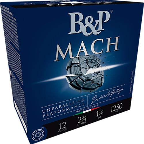 B&P AMMO 12Ga F2 Mach 7/8 oz 7.5Shot 25rd for sale at KYGUNCO.