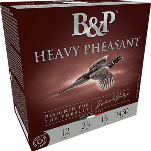 B&P AMMO 12Ga Heavy Pheasant 1 3/8 oz 4Shot 25rd for sale at KYGUNCO.