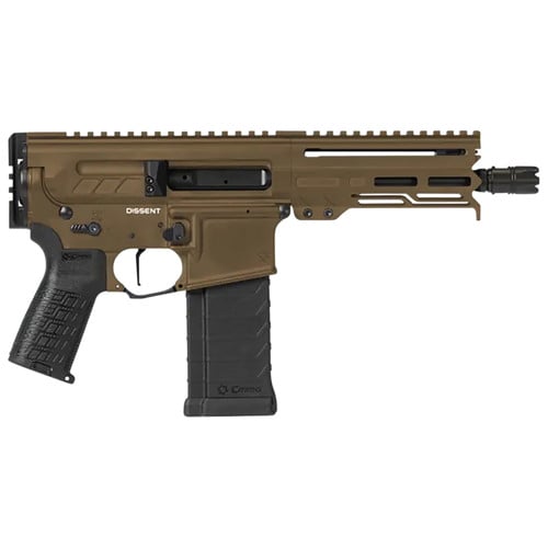 CMMG Dissent MK4 5.7x28mm 6.5" 32rd Pistol - Midnight Bronze / Black for sale at KYGUNCO.