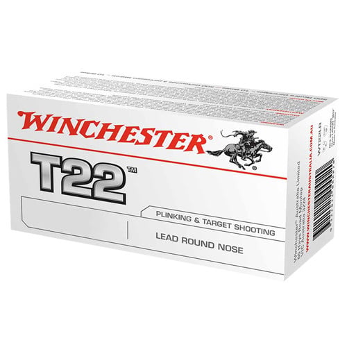 WINCHESTER T22 Xpert Rimfire 22 LR 40 gr Lead Round Nose Ammunition | 100 Rounds for sale at KYGUNCO.