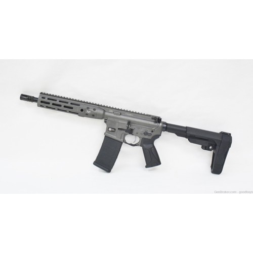 LWRC ICDI 5.56 10.5" M-LOK SBA3 Brace - Tungsten Gray for sale at KYGUNCO.