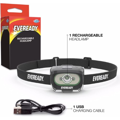 ENERGIZER Eveready LED Rechargeable Headlamp 300 Lumen for sale at KYGUNCO.