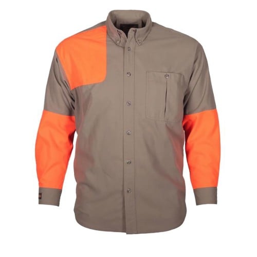 GAMEHIDE Upland Shooting Shirt Tan/Orange for sale at KYGUNCO.