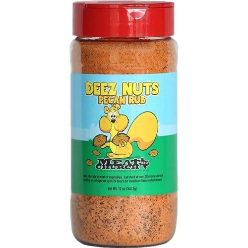 MEAT CHURCH BBQ Deez Nuts Honey Pecan BBQ Rub - 14 Oz for sale at KYGUNCO.
