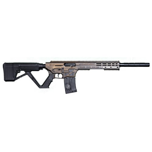 GARAYSAR FEAR-125 AR-Style 12 Gauge 3" 20" 5rd Semi-Auto Shotgun - Battleworn Bronze for sale at KYGUNCO.