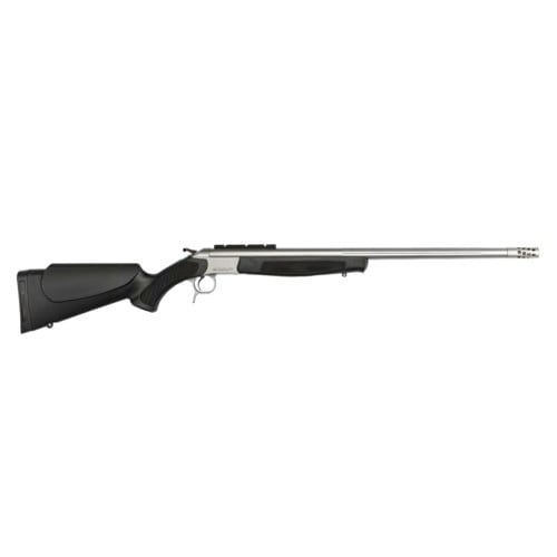 CVA Scout V2 Takedown 450 Bushmaster 25" Single Shot Rifle w/ Threaded Barrel - Stainless / Black for sale at KYGUNCO.