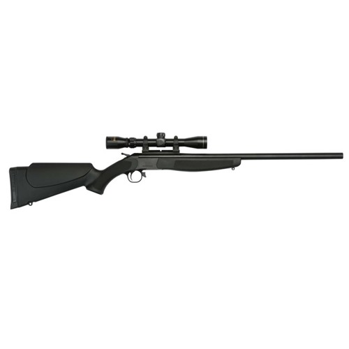 CVA Scout 44 Mag 22" Single Shot Rifle w/ KonusPro 3-9x32 Scope | Black for sale at KYGUNCO.
