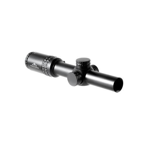 FOUR PEAKS Scope 1-6x24 30mm 1/2 MOA MIL Recticle for sale at KYGUNCO.