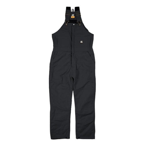 BERNE WORKWEAR Heritage Insulated Duck Bib Overall Black for sale at KYGUNCO.