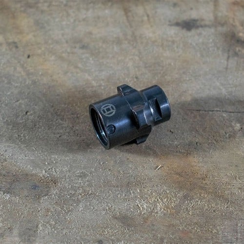 GEMTECH QDA 1/2-28 Thread Mount Adapter Black for sale at KYGUNCO.