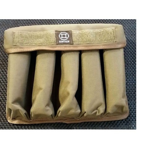 GEMTECH El Cinco 5 Pocket Silencer, Suppressor Pouch | Coyote Tan for sale at KYGUNCO.