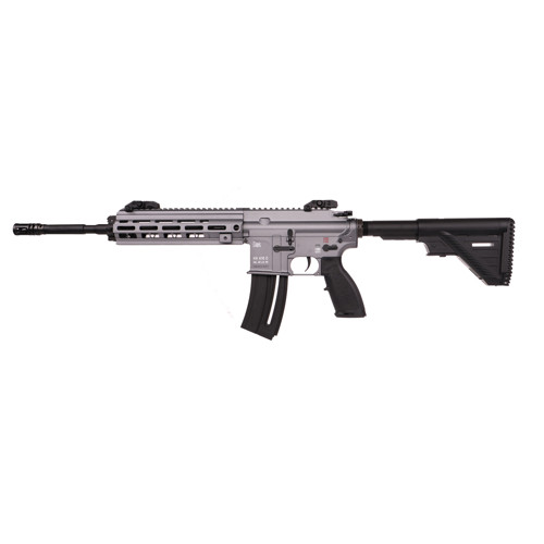 HK USA HK416 22 LR 16.1" 20rd Semi-Auto Rifle - M-LOK - Grey / Black for sale at KYGUNCO.
