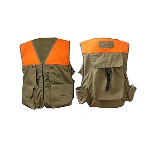 WORLD FAMOUS Upland Game Vest - Tan / Orange for sale at KYGUNCO.