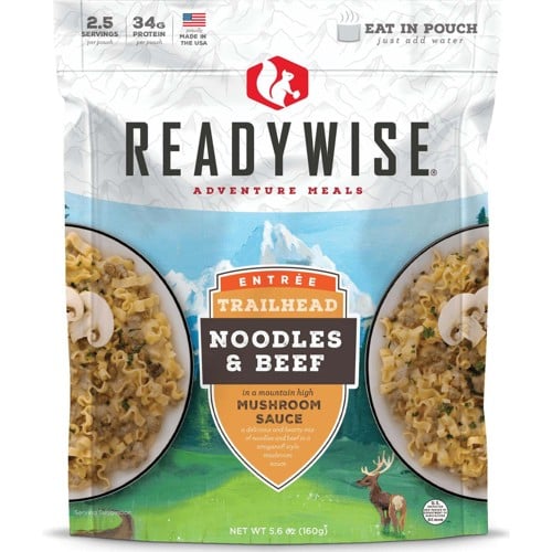 READY WISE Trailhead Noodles & Beef - 2.5 Serving for sale at KYGUNCO.