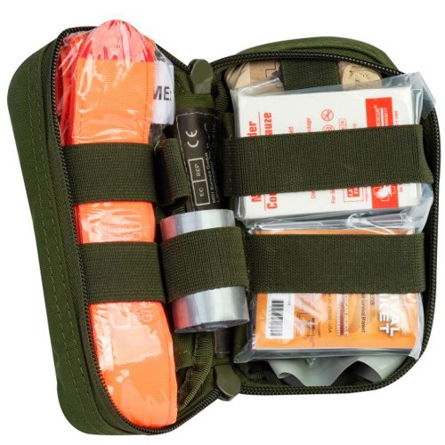 NORTH AMERICAN RESCUE Out-Pak Kit (Personal First Aid) w/ Nylon Bag - OD Green for sale at KYGUNCO.