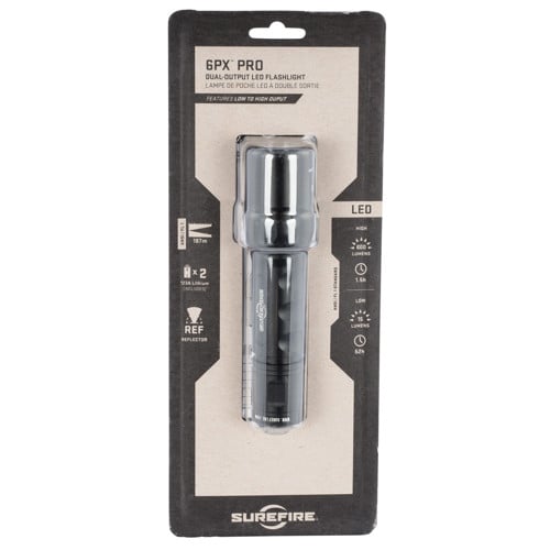 SUREFIRE 6PX Pro 15/600 Lumens Dual Output 5.2" Black for sale at KYGUNCO.