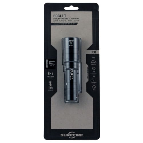 SUREFIRE EDC Tactical 5/500 Lumens 4.5" Black for sale at KYGUNCO.