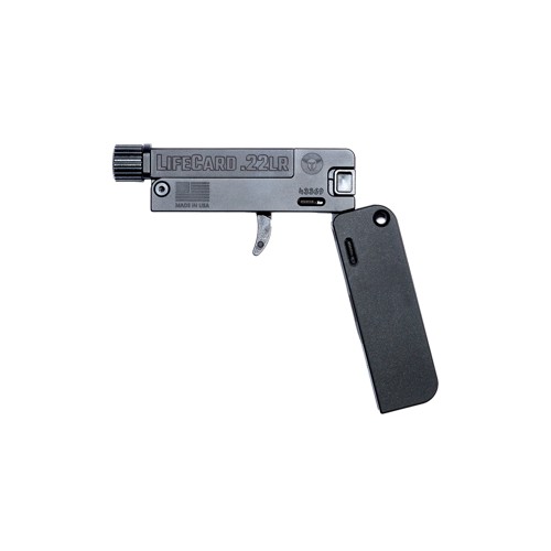 TRAILBLAZER FIREARMS Lifecard 22 LR 2.5" Single Shot Folding Pistol w/ Threaded Barrel | Black for sale at KYGUNCO.