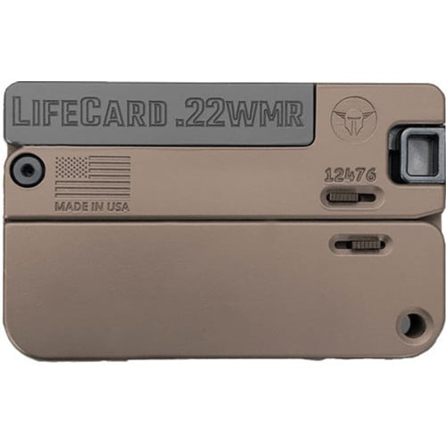 TRAILBLAZER FIREARMS Lifecard 22 Magnum 2.5" 1rd Folding Pistol - Brown for sale at KYGUNCO.
