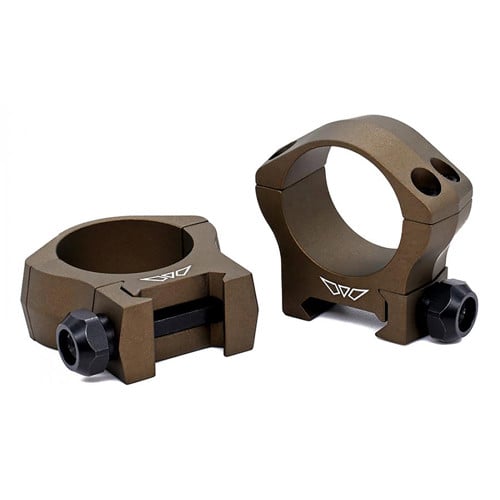WARNE Mountain Tech Rings Burnt Bronze 30mm Low Height for sale at KYGUNCO.