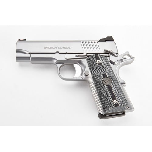 WILSON COMBAT ACP Compact 1911 45ACP 4" 8rd Pistol - Stainless w/ G10 Grips for sale at KYGUNCO.