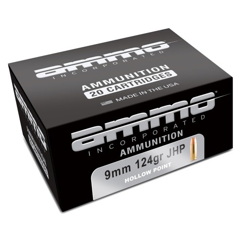 AMMO INC Signature 9mm 124gr JHP 20rd Ammunition for sale at KYGUNCO.