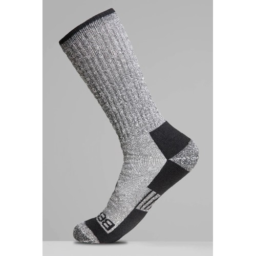 BERNE WORKWEAR Wool-Blend Comfort Boot Socks 3pk Black White 6-12 for sale at KYGUNCO.