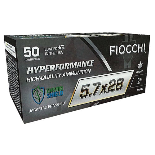 FIOCCHI Hyperformance 5.7x28 35gr Jacketed Frangible Ammunition | 50 Rounds for sale at KYGUNCO.