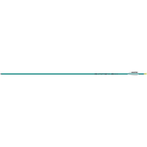 EASTON TECH Genesis 3" Diamond Vanes Aluminum Arrows - Teal | 6 Pack for sale at KYGUNCO.