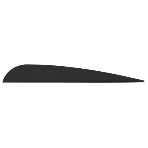 ARIZONA ARCHERY Elite Plastifletch Vanes Black 3.875" 100pk for sale at KYGUNCO.