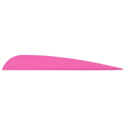 ARIZONA ARCHERY Elite Plastifletch Vanes Hot Pink 3.875" 100pk for sale at KYGUNCO.