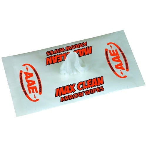 ARIZONA ARCHERY Max Clean Arrow Wipes 10pk White for sale at KYGUNCO.