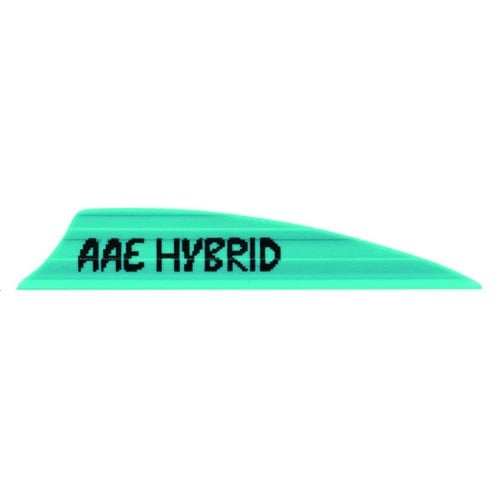 ARIZONA ARCHERY Hybrid 1.85 Vanes Teal 1.85" 100pk for sale at KYGUNCO.