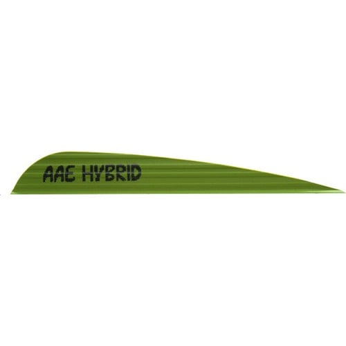 ARIZONA ARCHERY Hybrid 40 Vanes OD Green 3.8" 100pk for sale at KYGUNCO.