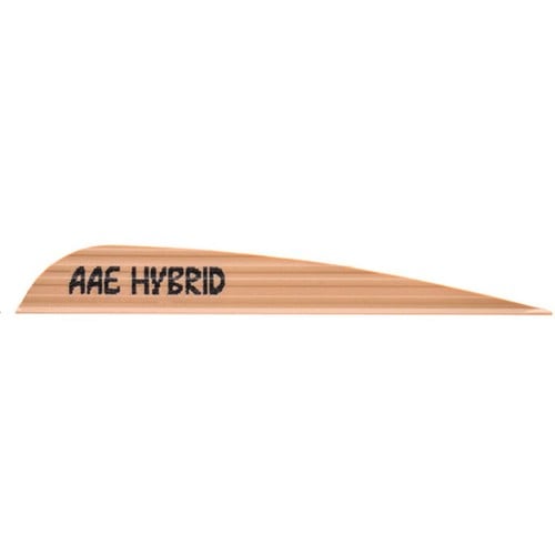 ARIZONA ARCHERY Hybrid 40 Vanes Sand 3.8" 100pk for sale at KYGUNCO.