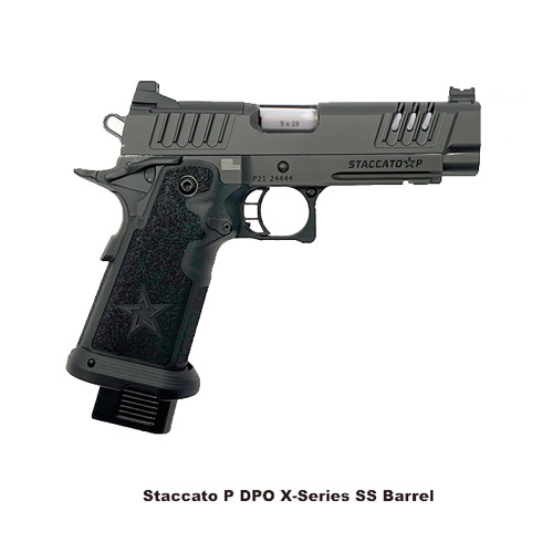 STACCATO STACCATO-P 9mm 4.4" 20rd OR Curved Trigger - Black for sale at KYGUNCO.