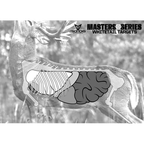 30-06 OUTDOORS Whitetail Paper Target 5pc Multi for sale at KYGUNCO.