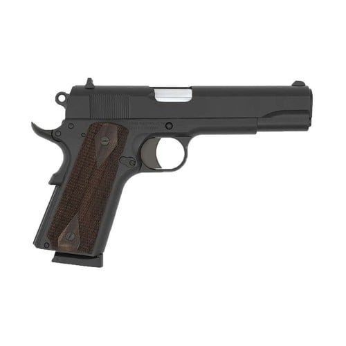 TISAS (SDS Imports) 1911 A1 Stakeout 45ACP 5" 8rd - Black w/ Walnut Grips for sale at KYGUNCO.