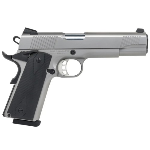 TISAS 1911 Duty SS45 45ACP SS 5" Black Rubber Grips for sale at KYGUNCO.