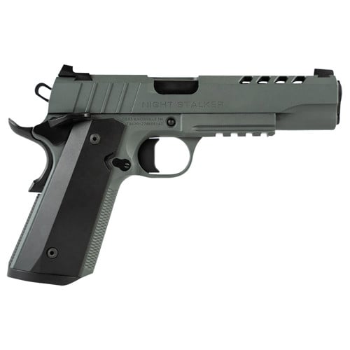TISAS 1911 Night Stalker 45ACP 5" 8rd Pistol | Platinum Grey for sale at KYGUNCO.