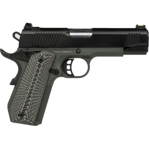 TISAS 1911 C10 Yukon 10MM 4.25" 8rd Pistol - Black | Grey w/ G10 Grips for sale at KYGUNCO.