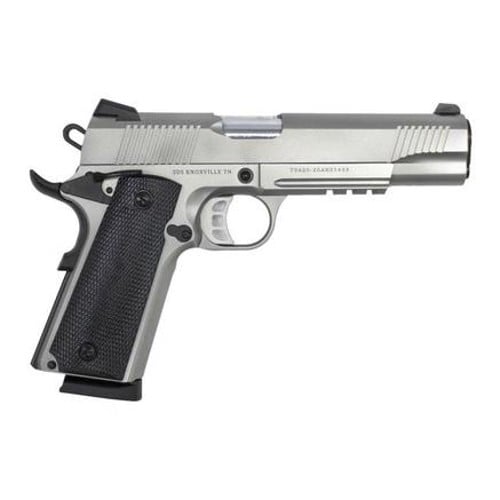 TISAS 1911 Duty SS45R 45ACP SS 5" Black Rubber Grips for sale at KYGUNCO.