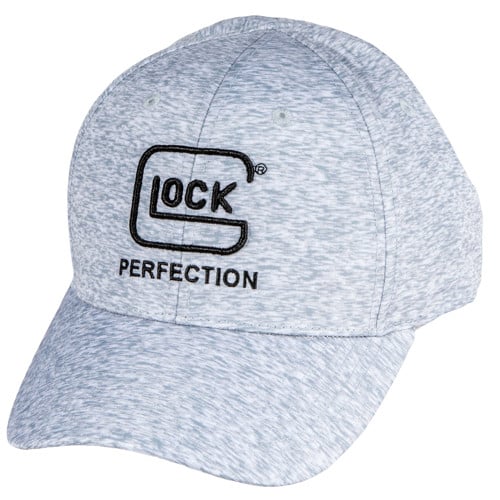 GLOCK Space Dye Solar Snapback Hat Heather Gray for sale at KYGUNCO.