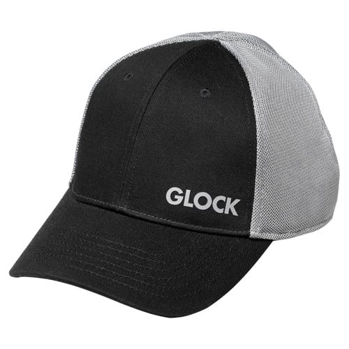 GLOCK Mesh Hat Black/Gray Fitted for sale at KYGUNCO.