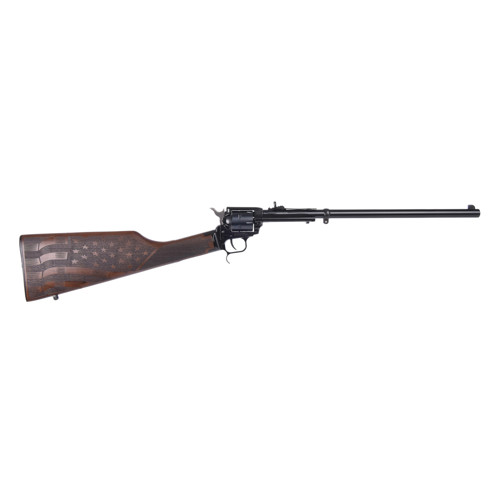 HERITAGE MANUFACTURING Rough Rider Rancher 22LR 16.1" 6rd Revolver Rifle - Blued / US Flag Stock for sale at KYGUNCO.