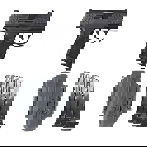 SIG SAUER P365 9mm 3.1" Optic Ready Pistol w/ Night Sights - TACPAC - Black