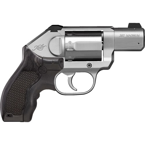 KIMBER K6s 357 MAG 2" 6rd Revolver w/ Crimson Trace LaserGrips - Stianless / Black Wood for sale at KYGUNCO.
