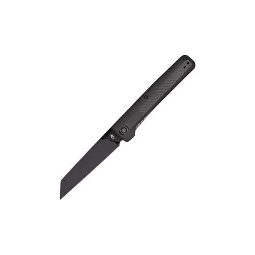 GERBER KNIVES Pledge Folding Knife 3.7" Black Reverse Tanto Blade - Grey Handle for sale at KYGUNCO.
