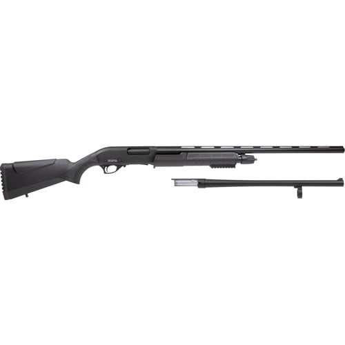 ROCK ISLAND Field/Security Combo 12 Gauge 3" 18"/28" 5rd Pump Shotgun - Black Synthetic for sale at KYGUNCO.