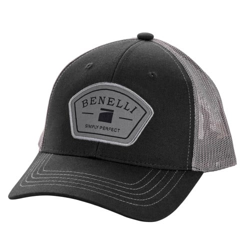 BENELLI Logo Patch Snapback Hat - Faded Black / Grey for sale at KYGUNCO.